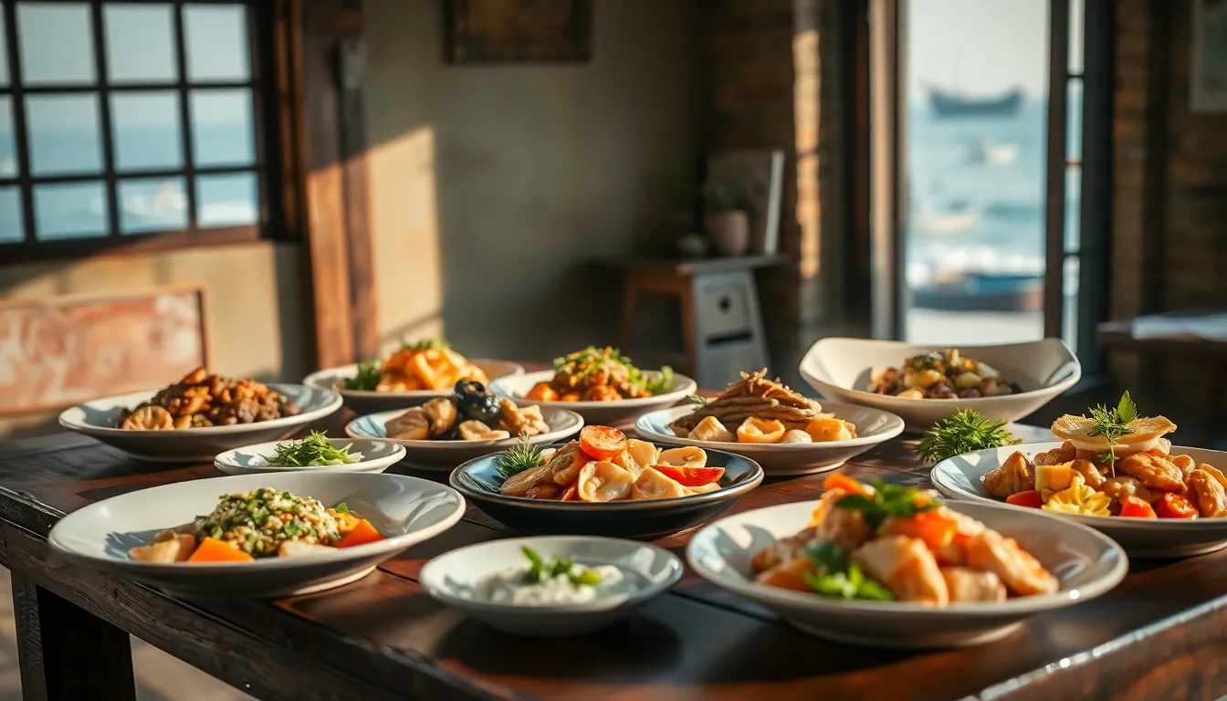 바다향집에서 맛본 해산물 요리