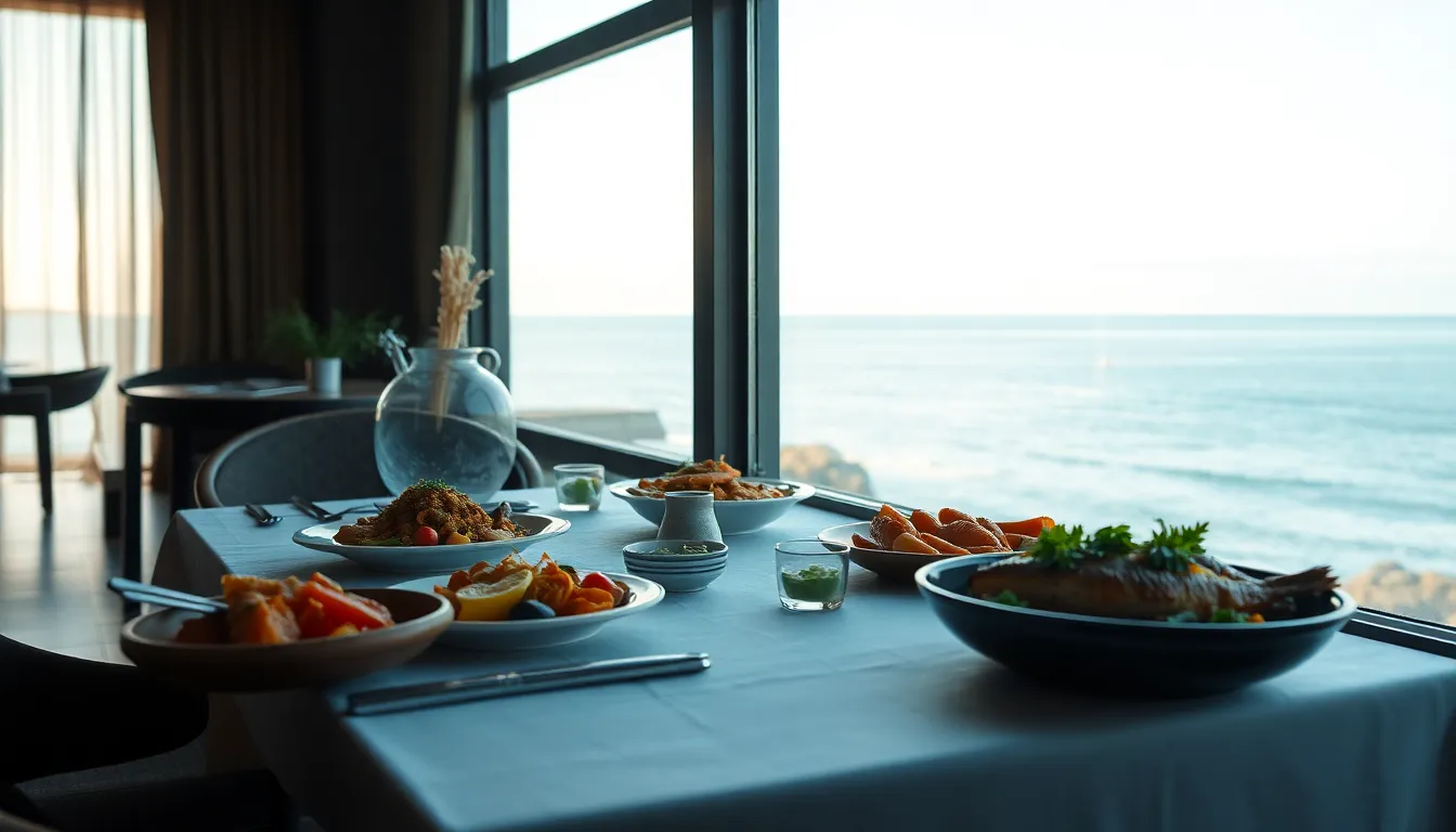 기장 탐복에서 바라본 아름다운 오션뷰