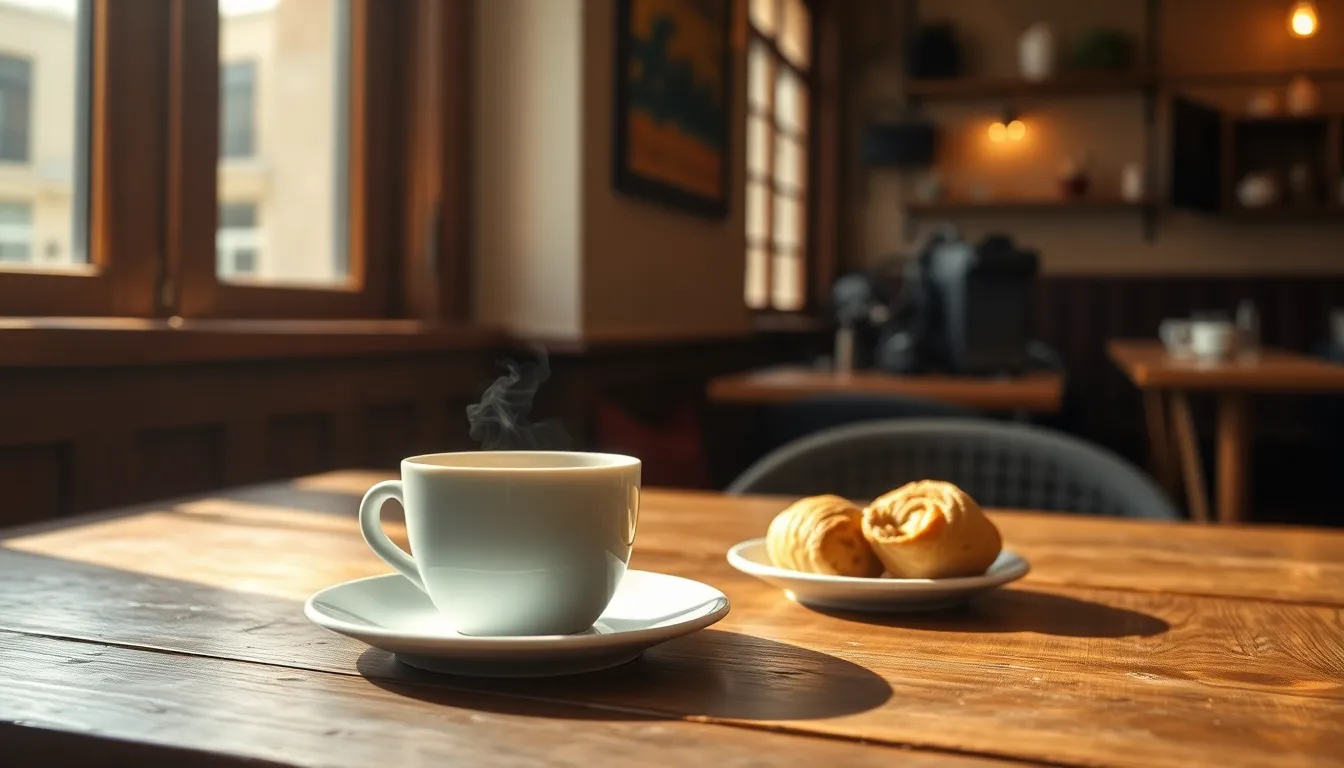 강문해변과 안목해변 카페거리 풍경