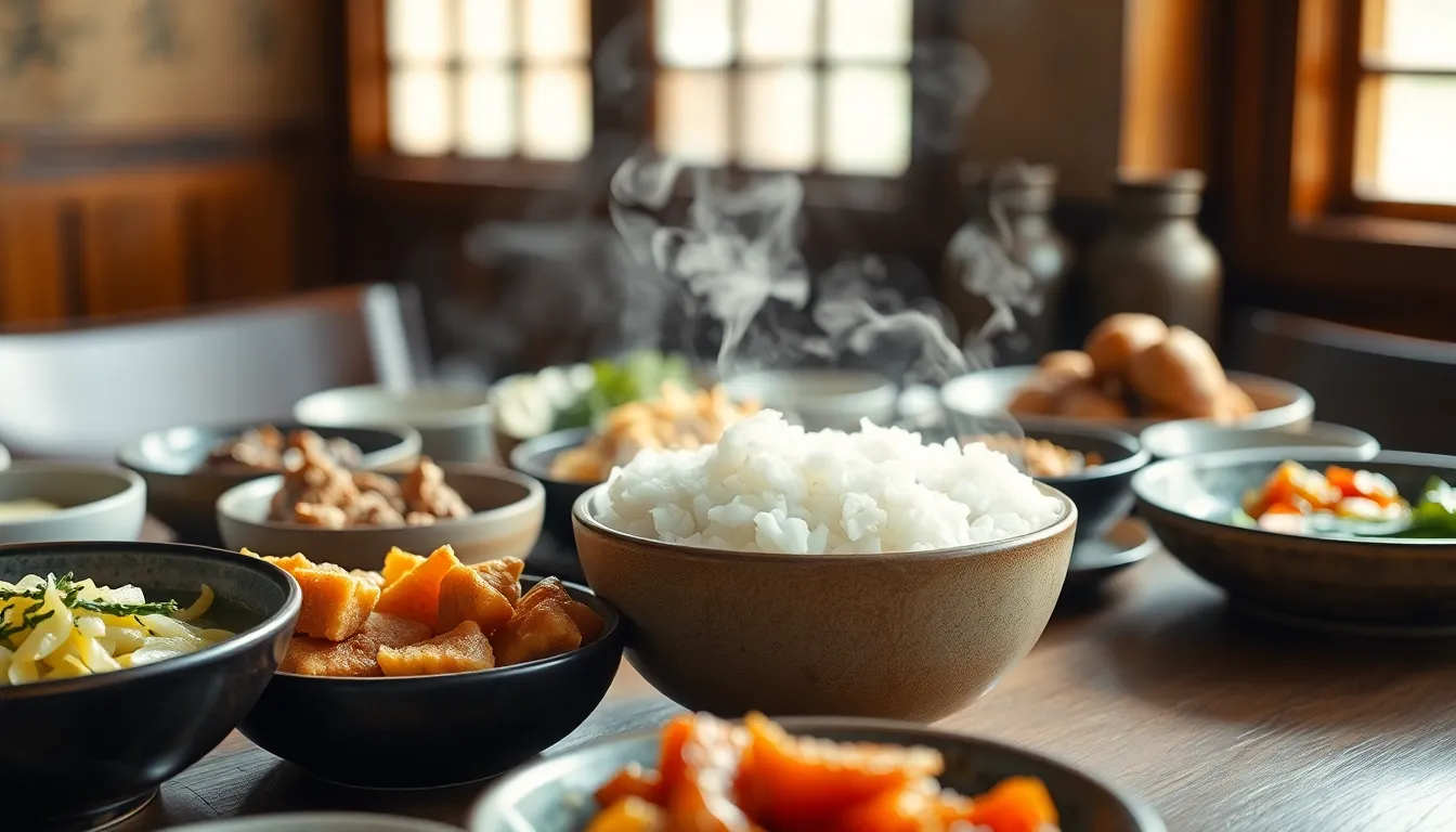 안동 까치구멍집 헛제사밥 한상 차림