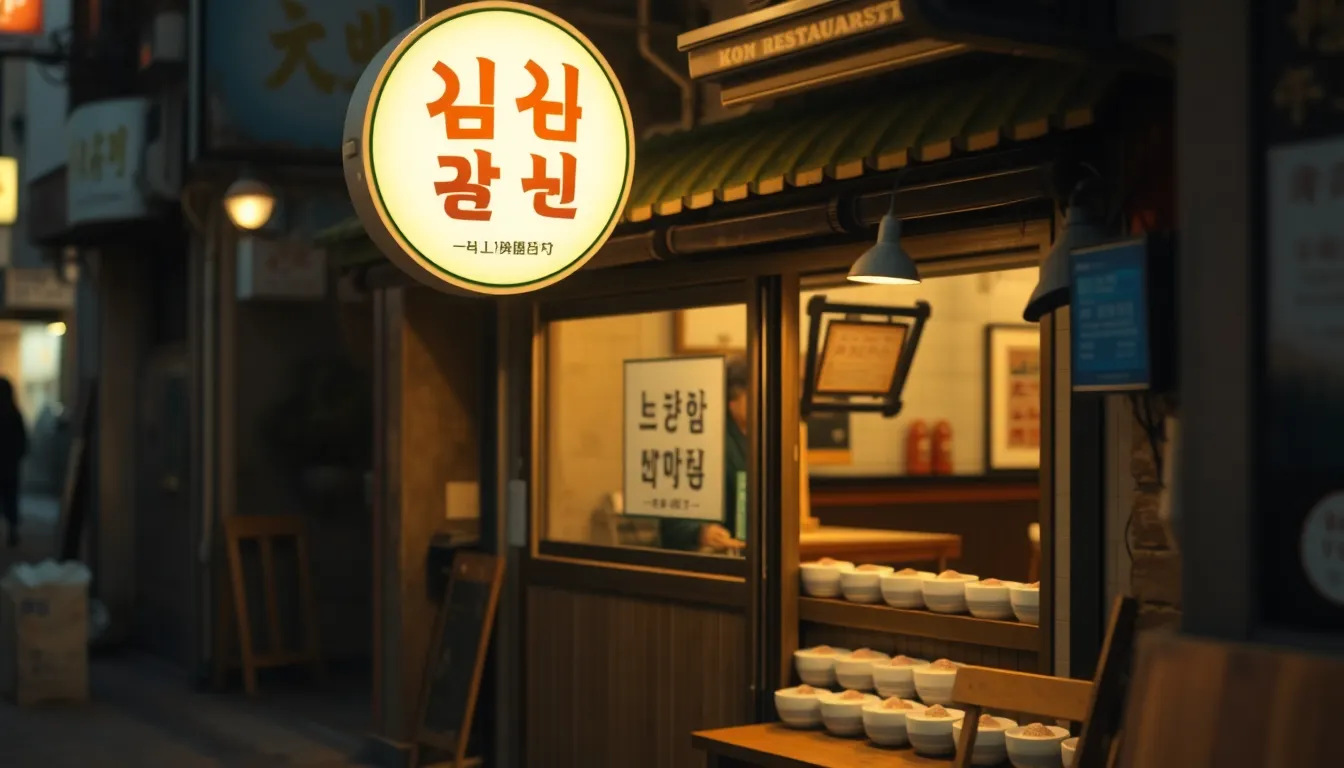 김해 진영시장 국수 한 그릇