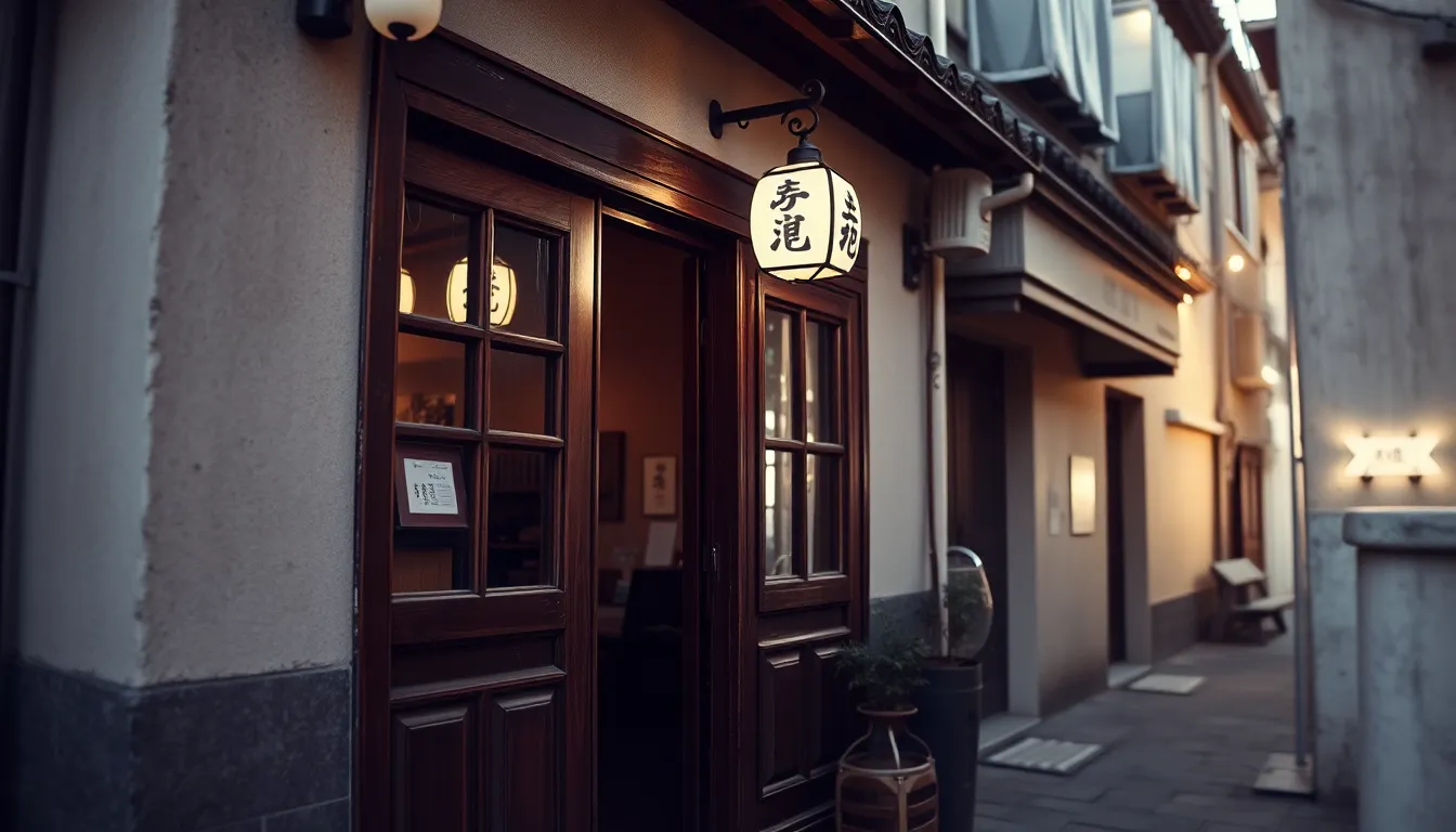 익선동 골목길 풍경과 온천집 외관