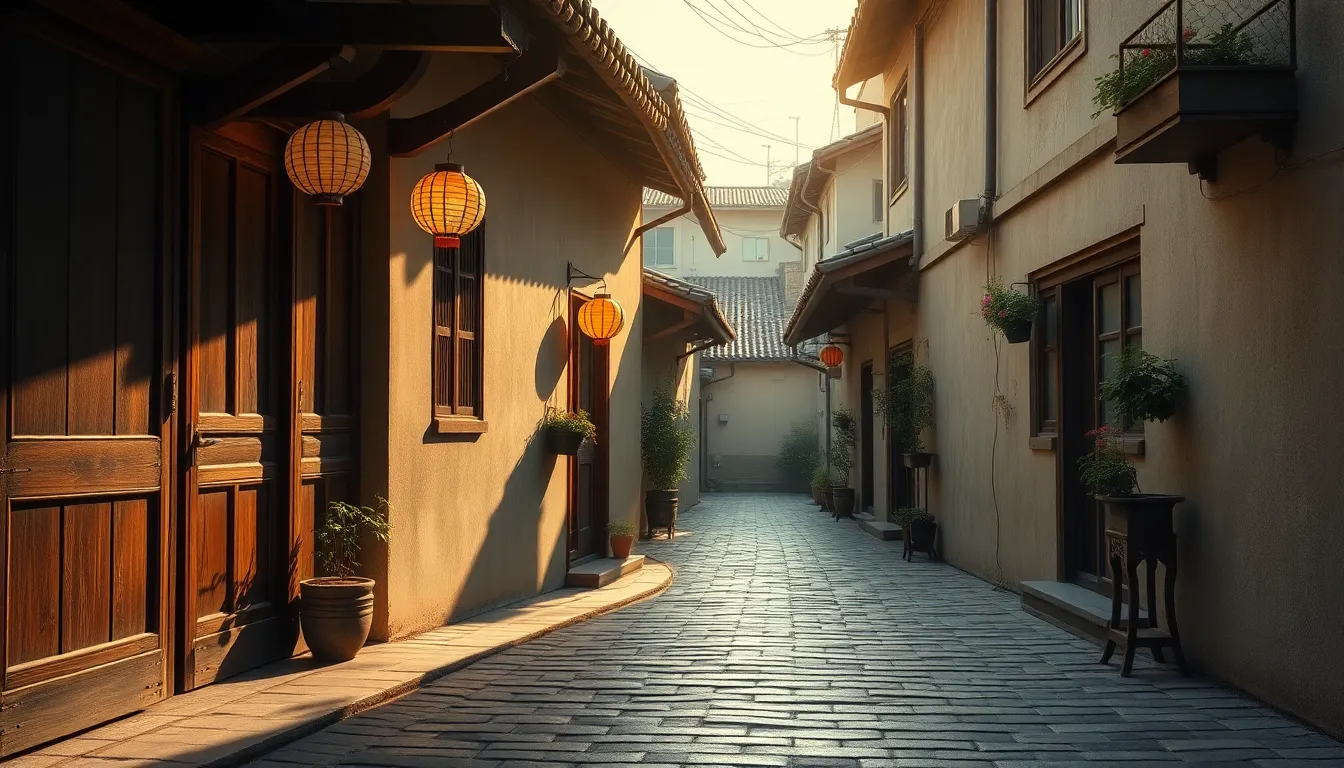 서울 골목길 풍경