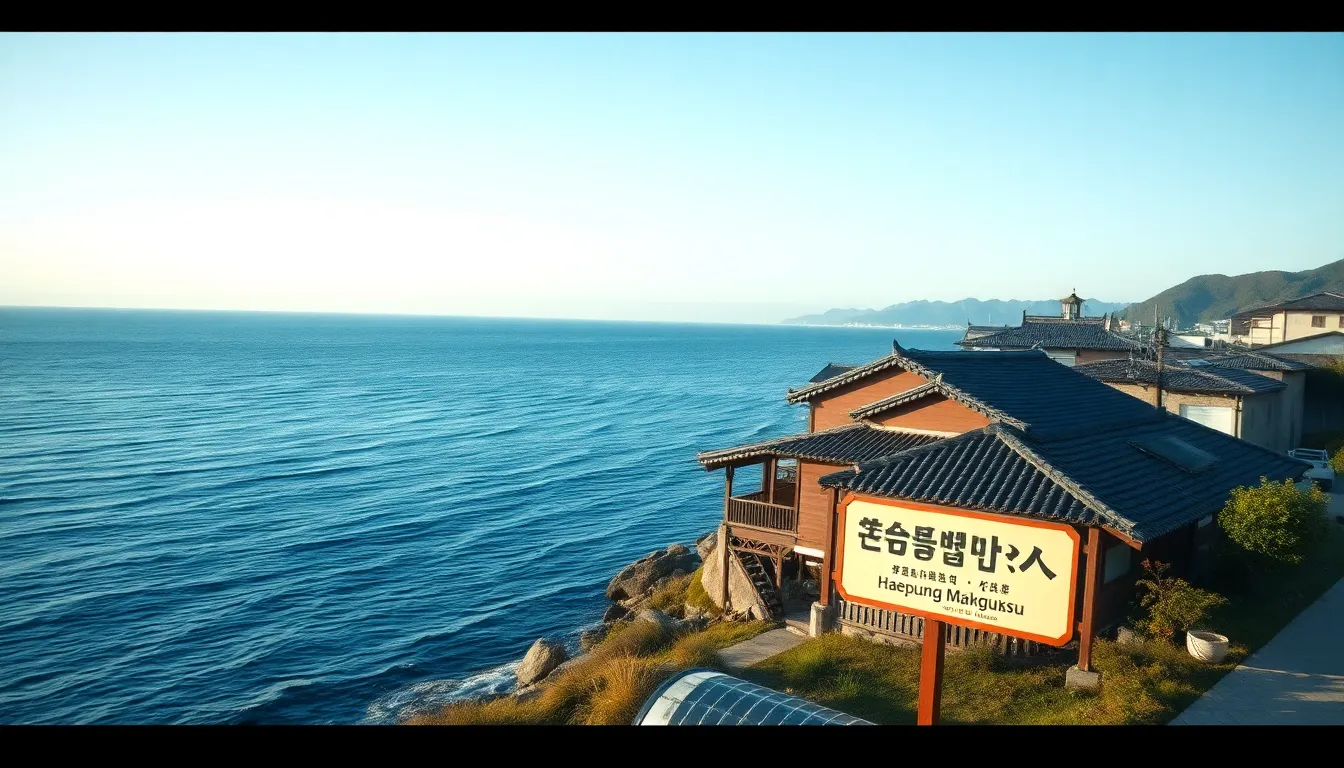 강릉 해풍막국수 들기름 막국수와 수육