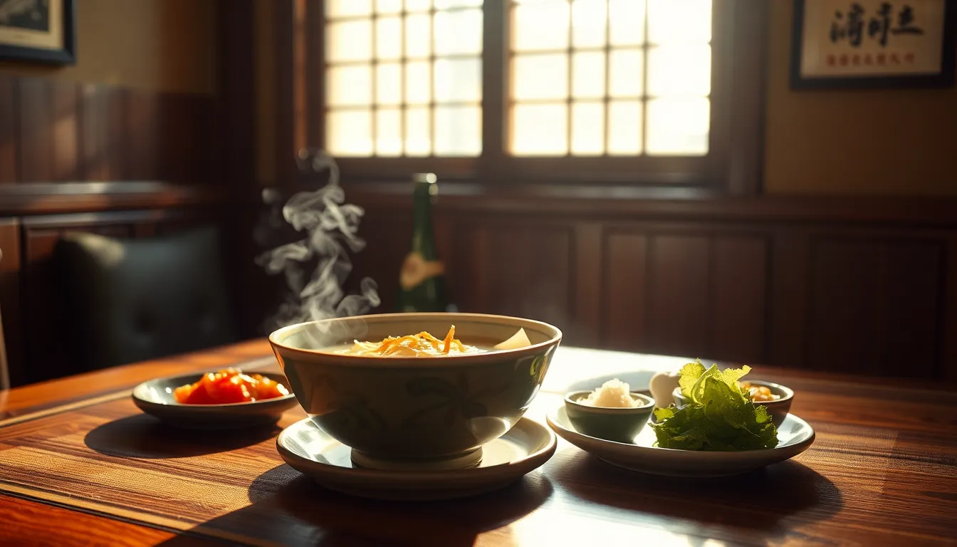 부산 기장 일광대복멸치국수의 멸치국수 한 그릇