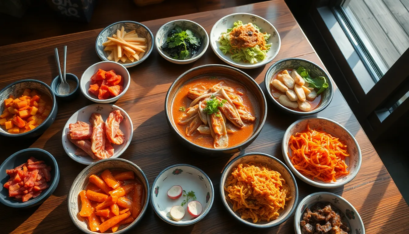 경산 찜닭과 어울리는 주변 풍경