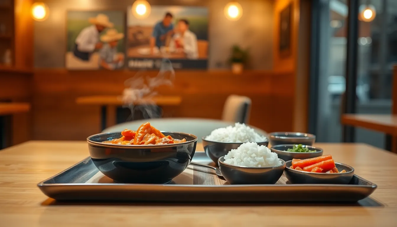 서울의 아름다운 풍경과 맛있는 음식을 즐기는 모습