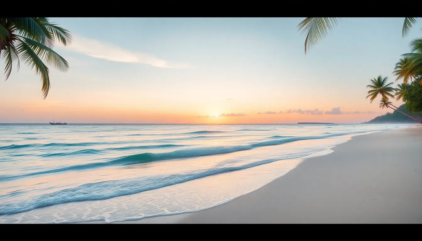 푸켓 해변의 풍경