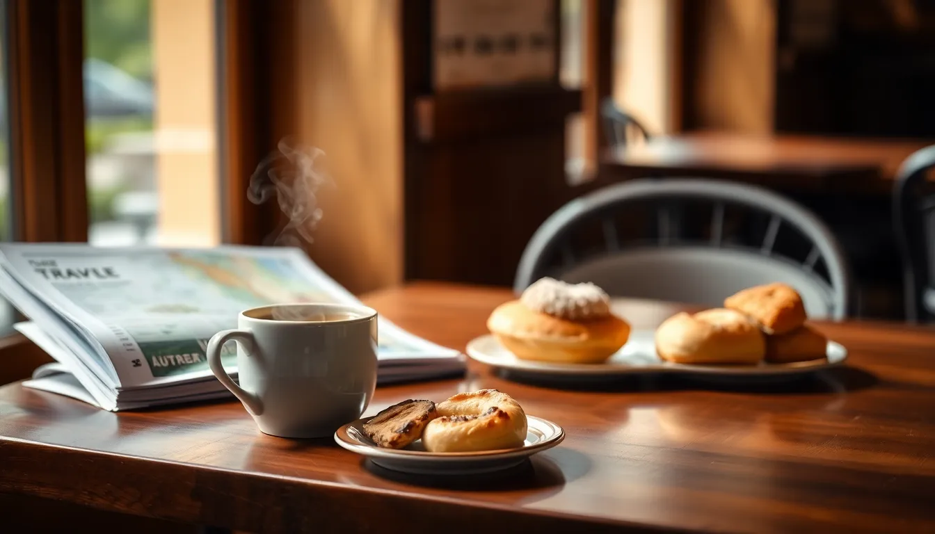 강릉 해변의 아름다운 풍경과 커피 한 잔