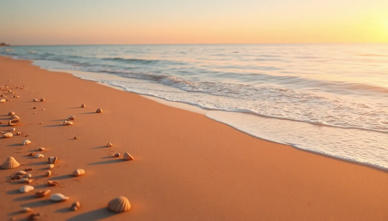 강릉 해변의 아름다운 풍경