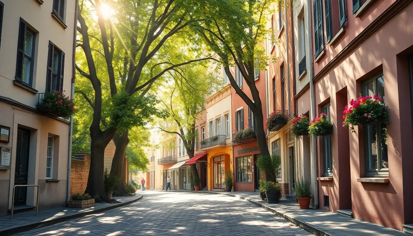 안시 호수의 아름다운 풍경