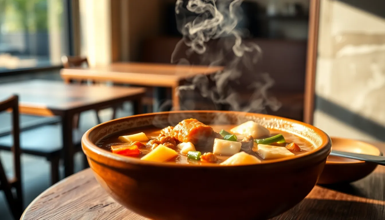 을지다락의 몽골리안 파스타와 오므라이스