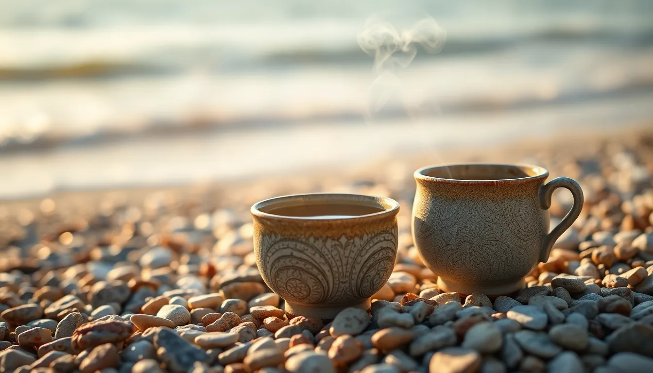 남해 금산 보리암에서 바라본 한려수도 전경