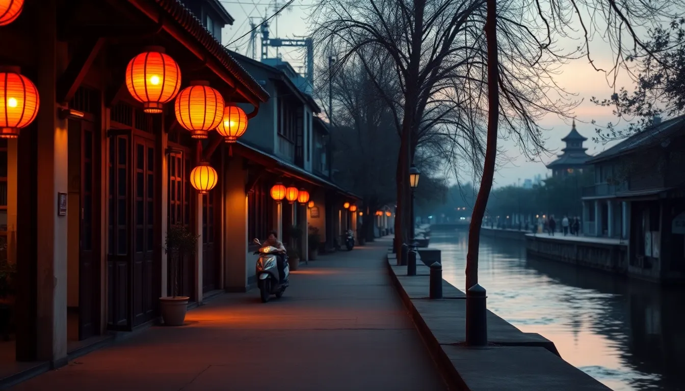 베트남 길거리 음식과 현지 풍경