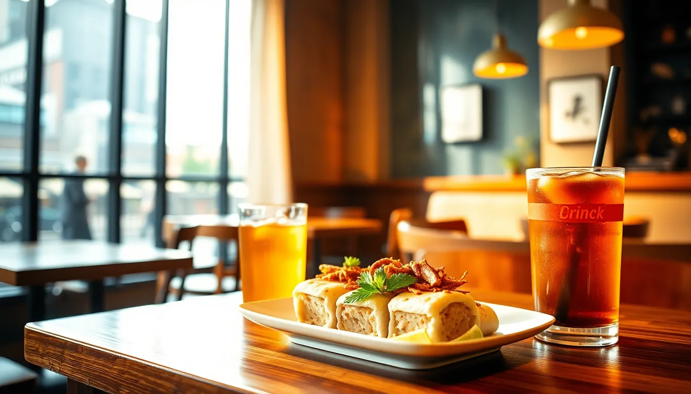 힙지로 을지다락의 감성적인 내부와 오므라이스