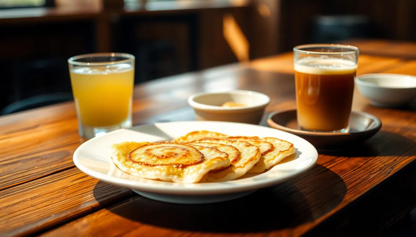 소바식당의 정갈한 음식 이미지